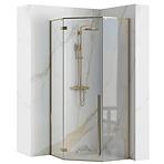 Zuhanykabin Diamond gold 90x90x195
