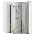 Zuhanykabin Diamond gold 80x80x195
