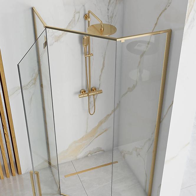 Zuhanykabin Diamond gold 80x80x195