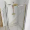 Zuhanykabin Diamond gold 80x80x195,4