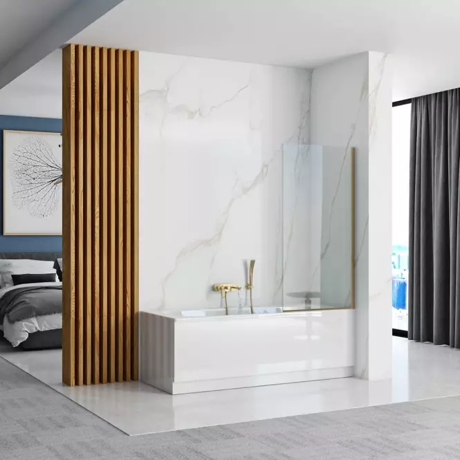 Kád üveglap Elegant Gold 70x140