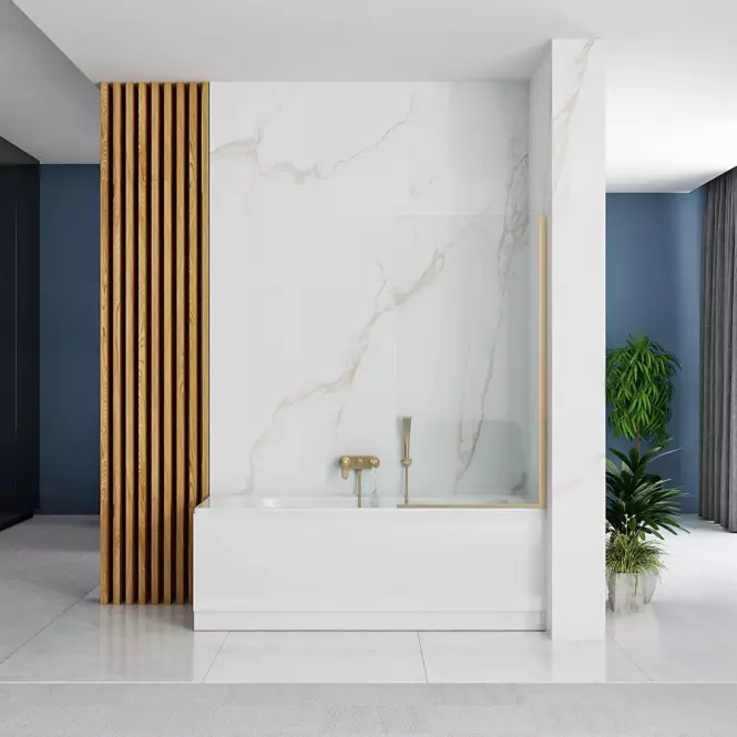 Kád üveglap Elegant Gold 70x140,4