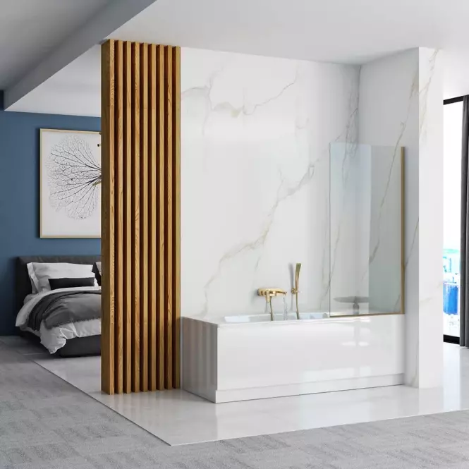 Kád üveglap Elegant Gold 80x140,3