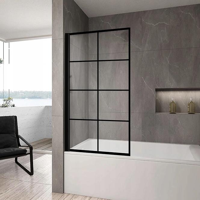 Kád üveglap Lagos-1 Black 70x140