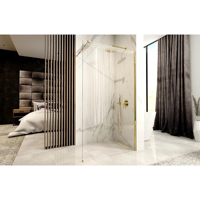 Zuhanyfal Walk-In Aero Gold 90x195