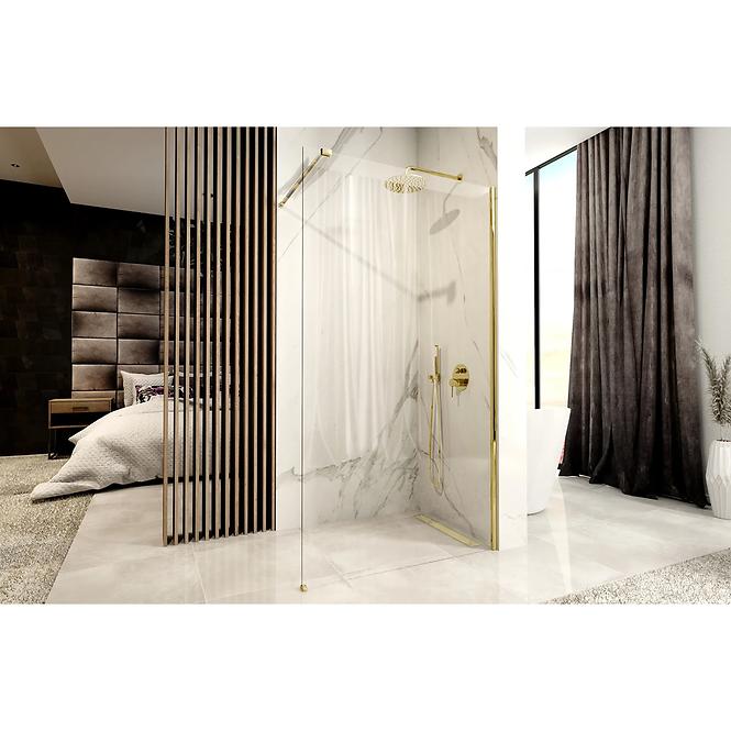 Zuhanyfal Walk-In Aero Gold 100x195
