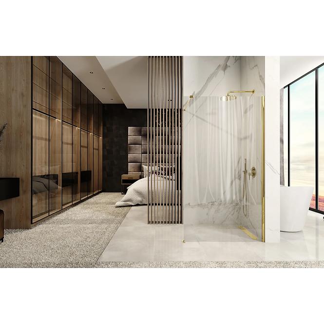 Zuhanyfal Walk-In Aero Gold 100x195
