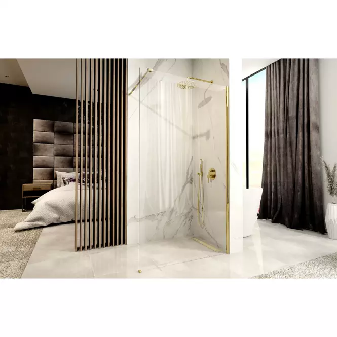 Zuhanyfal Walk-In Aero Gold 120x195