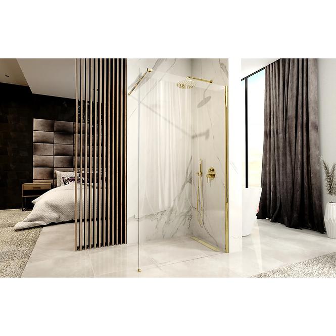 Zuhanyfal Walk-In Aero Gold 120x195