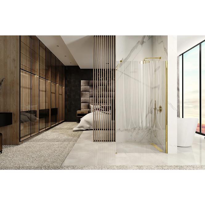 Zuhanyfal Walk-In Aero Gold 120x195