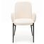 Szék K477 szövet boucle/fém krém 58x58x89,2