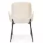 Szék K477 szövet boucle/fém krém 58x58x89,4