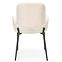 Szék K477 szövet boucle/fém krém 58x58x89,4