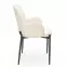 Szék K477 szövet boucle/fém krém 58x58x89,5