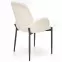 Szék K477 szövet boucle/fém krém 58x58x89,6