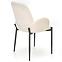 Szék K477 szövet boucle/fém krém 58x58x89,6