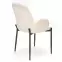 Szék K477 szövet boucle/fém krém 58x58x89,8
