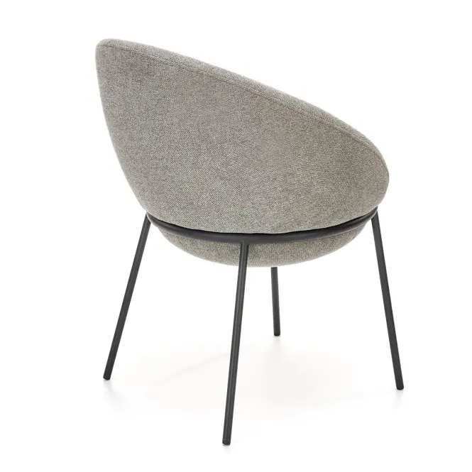 Szék K482 szövet/fém hamu 61x59x78,6