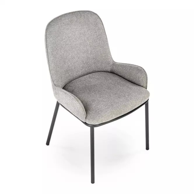 Szék K481 szövet/fém hamu 54x60x83,6