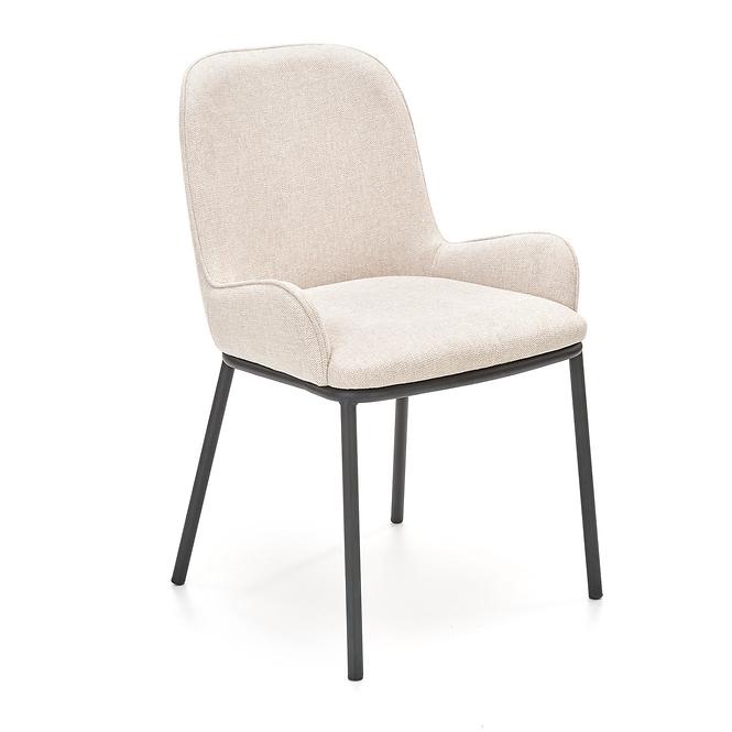 Szék K481 szövet/fém bézs 54x60x83,5