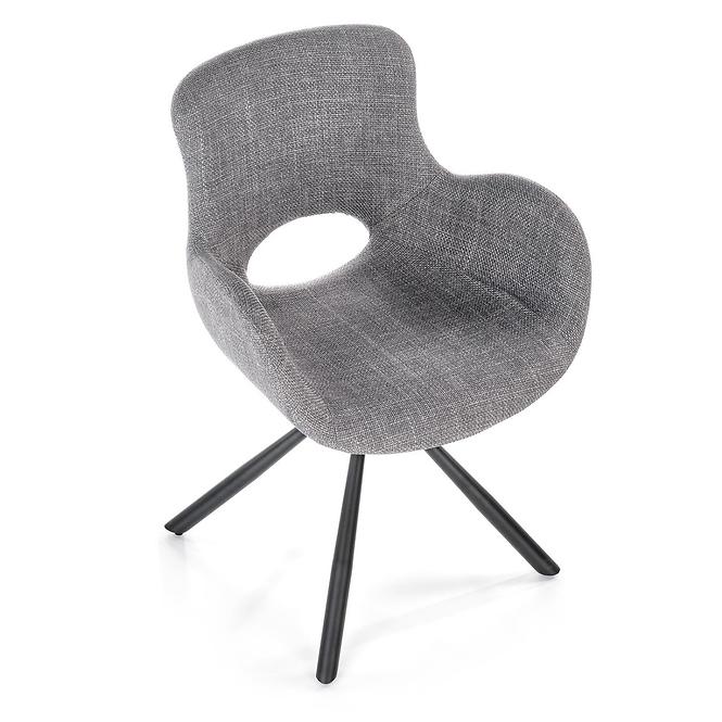 Szék K475 szövet/fém hamu 59x58x81