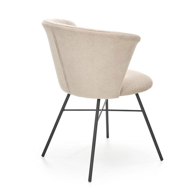 Szék K459 szövet/fém bézs 60x59x79,4