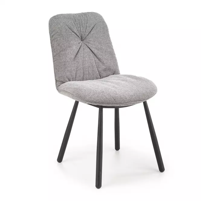 Szék K422 szövet/fém hamu 51x61x87