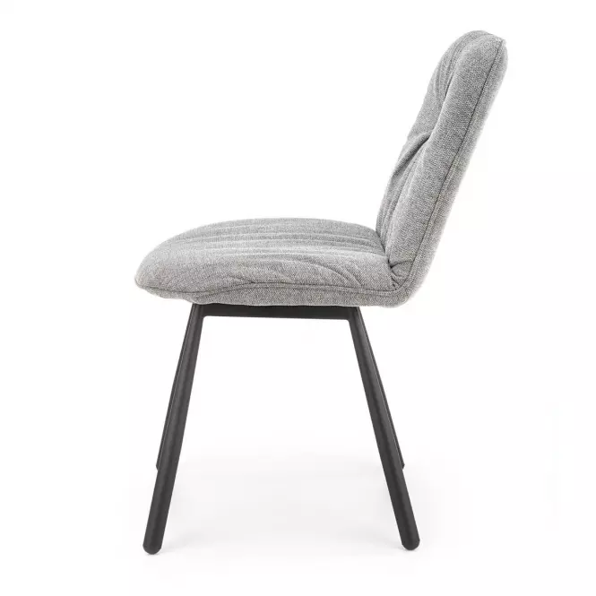 Szék K422 szövet/fém hamu 51x61x87