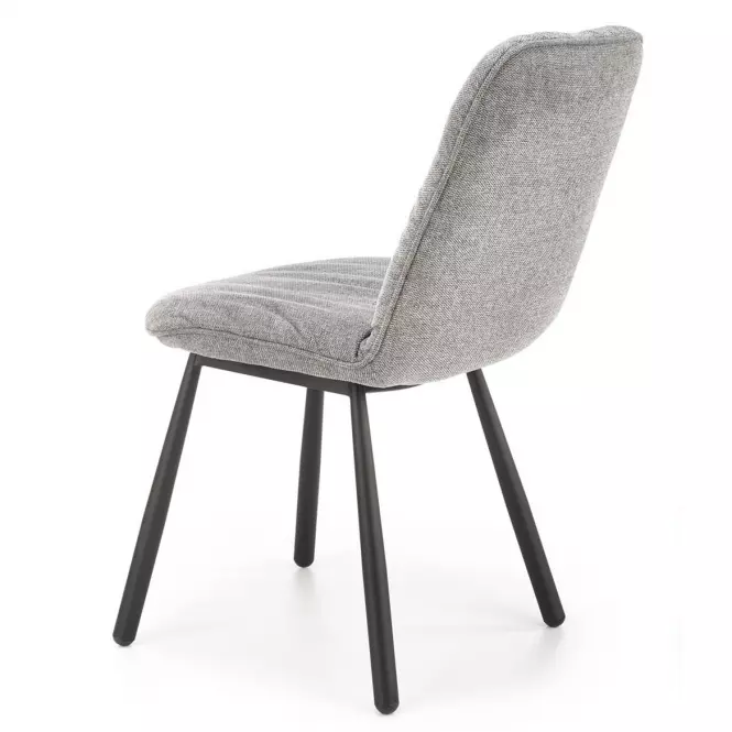 Szék K422 szövet/fém hamu 51x61x87
