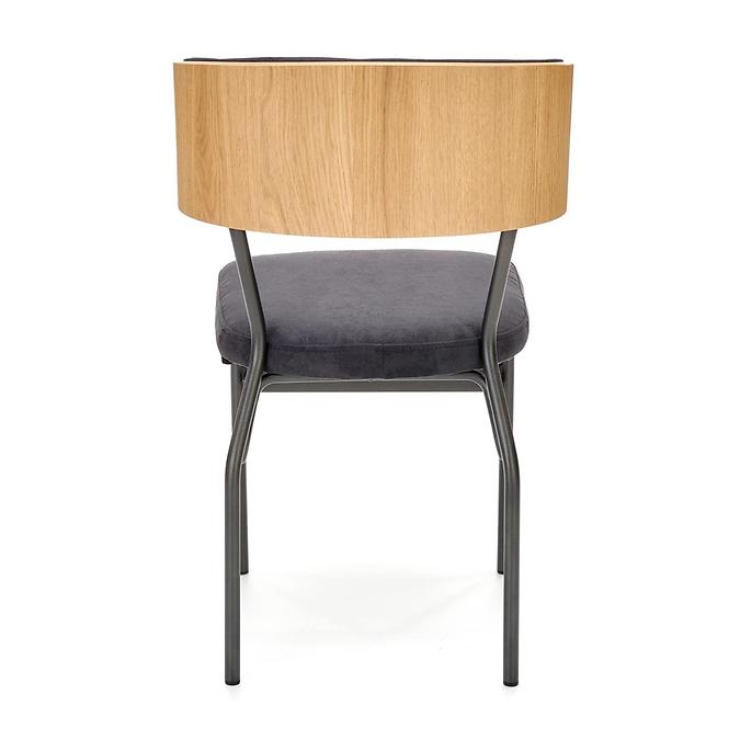 Szék Smart-kr szövet/falap/fém natural/sötét hamu,5