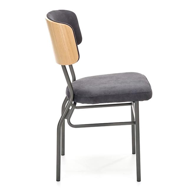 Szék Smart-kr szövet/falap/fém natural/sötét hamu