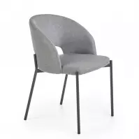 Szék K373 szövet/fém hamu 51x57x77