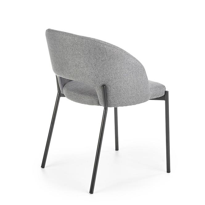 Szék K373 szövet/fém hamu 51x57x77,4