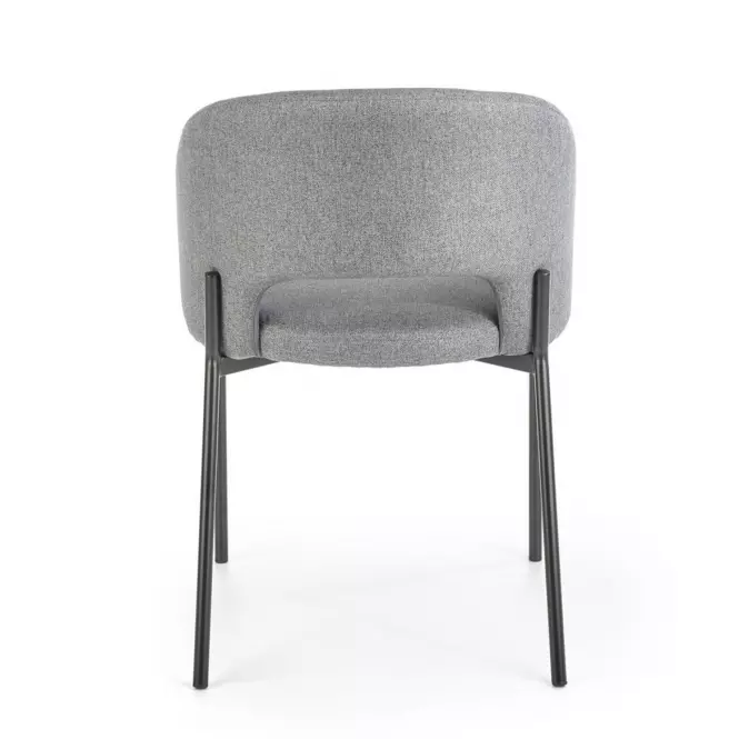 Szék K373 szövet/fém hamu 51x57x77,6