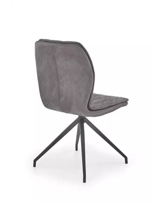 Szék K237 szövet/fém hamu 49x62x90
