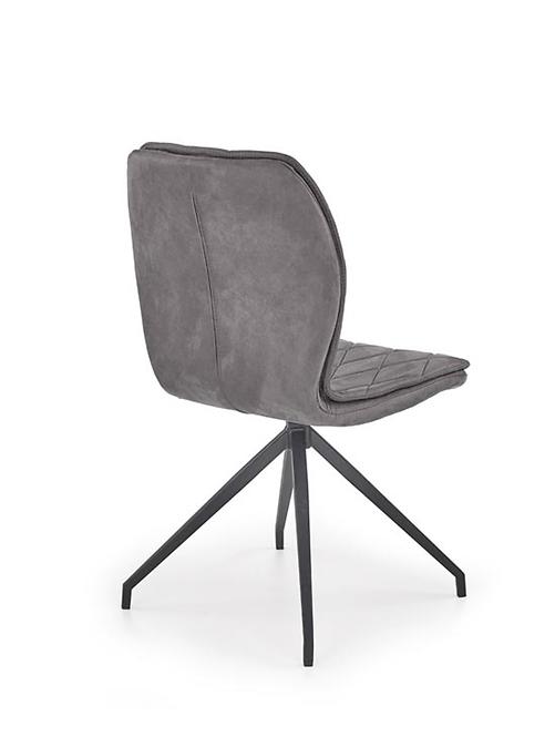Szék K237 szövet/fém hamu 49x62x90