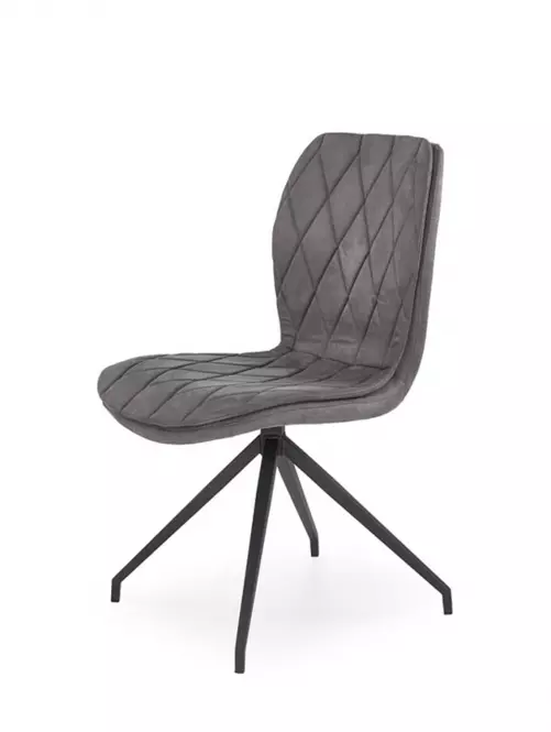 Szék K237 szövet/fém hamu 49x62x90