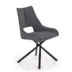 Szék K409 szövet/fém sötét hamu 49x52x84