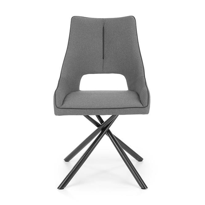 Szék K409 szövet/fém sötét hamu 49x52x84,2
