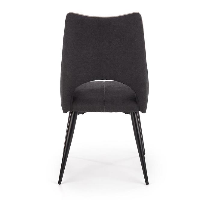Szék K369 szövet/fém sötét hamu 48x58x92,3