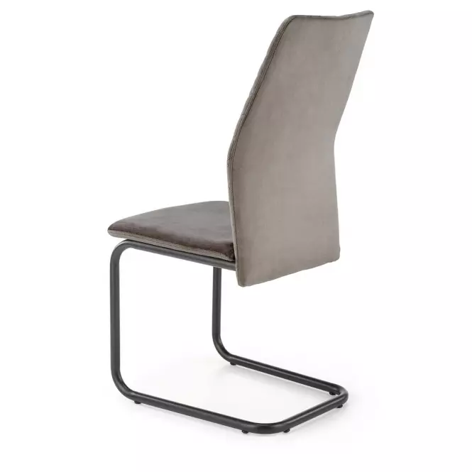 Szék K444 szövet/fém hamu 44x54x97