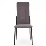 Szék K334 szövet/fém sötét hamu 45x54x103