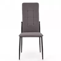 Szék K334 szövet/fém sötét hamu 45x54x103