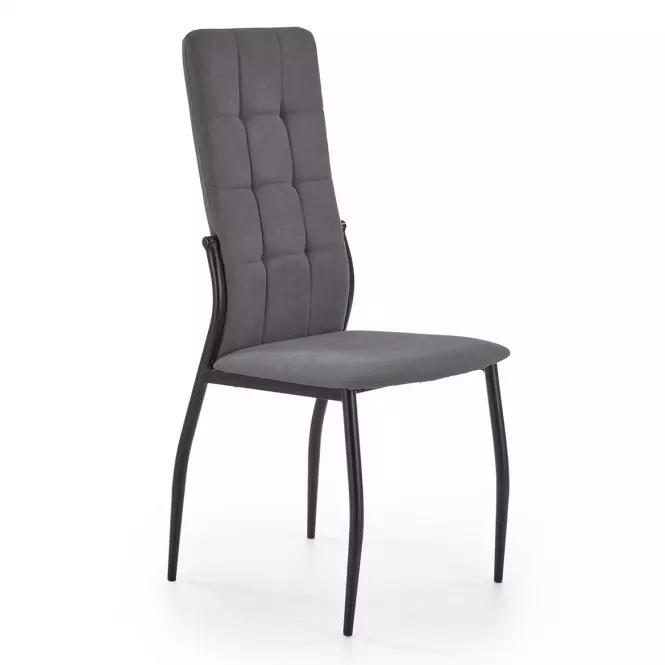 Szék K334 szövet/fém sötét hamu 45x54x103