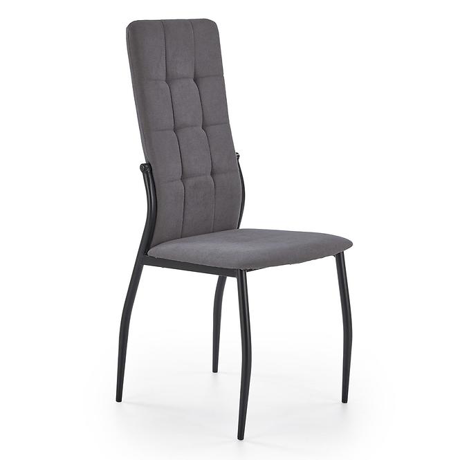 Szék K334 szövet/fém sötét hamu 45x54x103,2