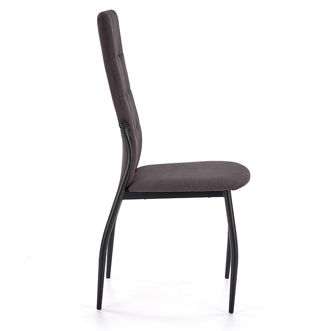 Szék K334 szövet/fém sötét hamu 45x54x103
