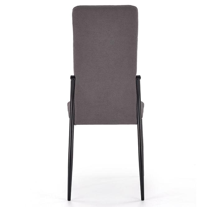 Szék K334 szövet/fém sötét hamu 45x54x103