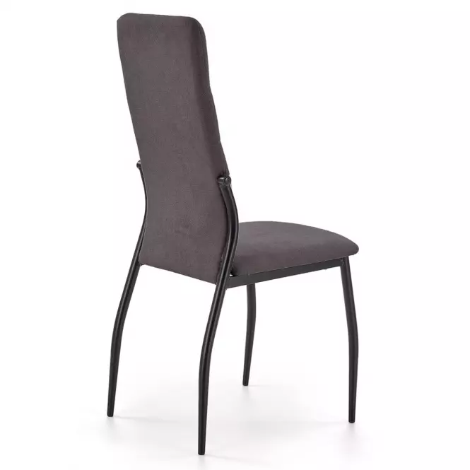 Szék K334 szövet/fém sötét hamu 45x54x103