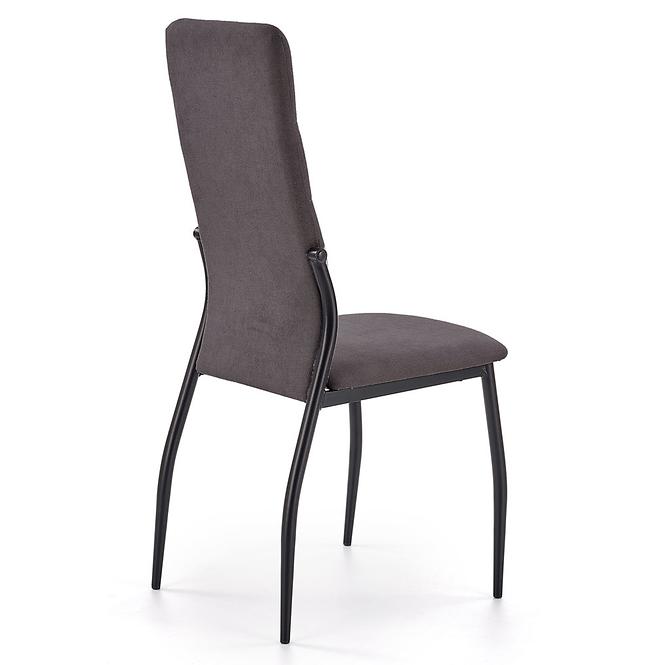 Szék K334 szövet/fém sötét hamu 45x54x103