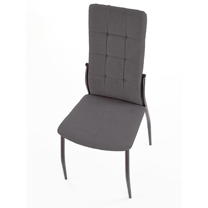 Szék K334 szövet/fém sötét hamu 45x54x103